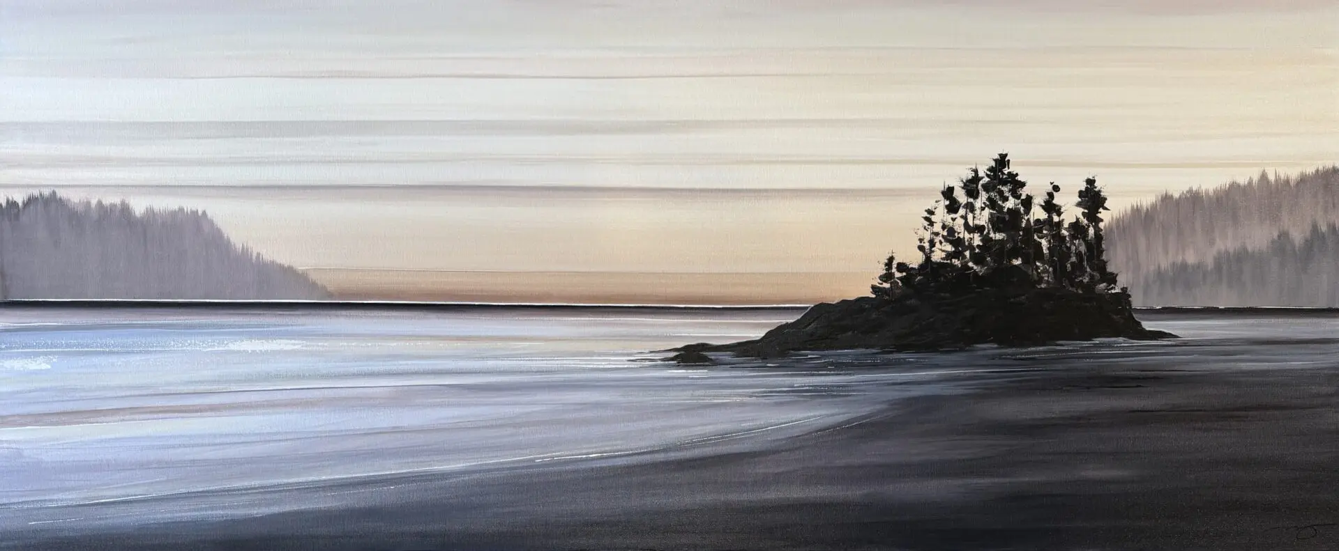 Walk With Me on San Jo 30 x 72 Acrylic on Canvas $5200 unframed
